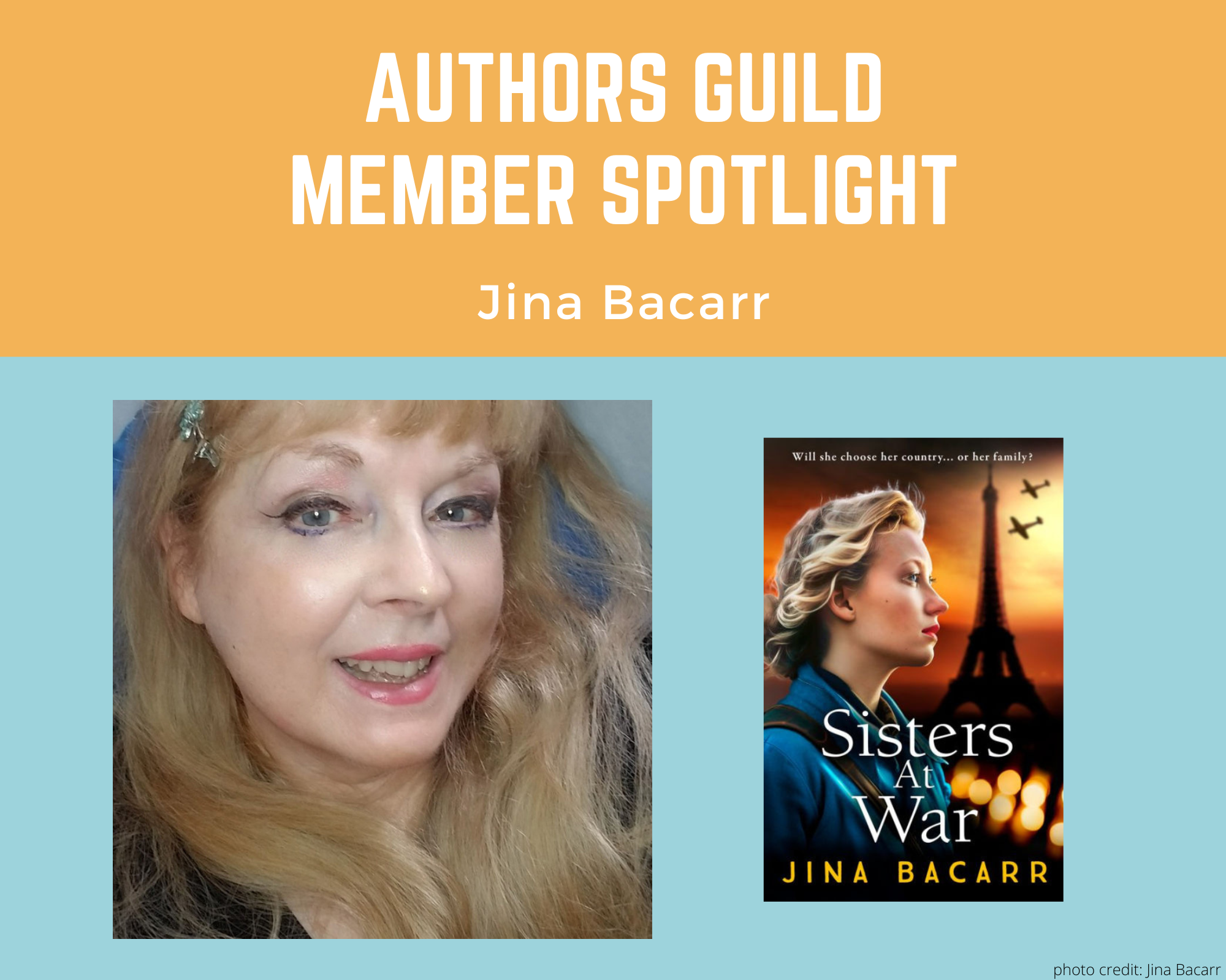 Member Spotlight Jina Bacarr The Authors Guild