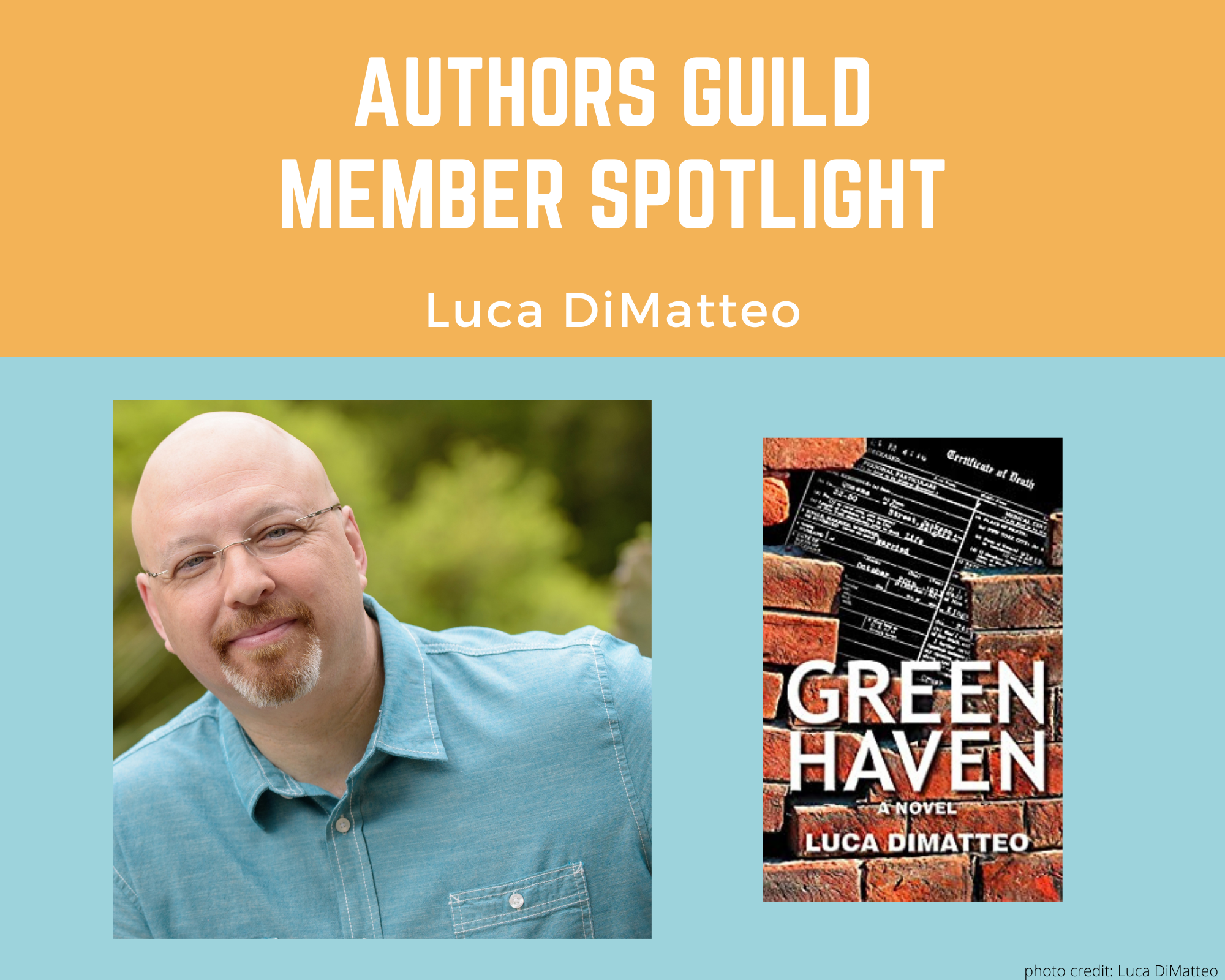 Member Spotlight: Luca DiMatteo - The Authors Guild