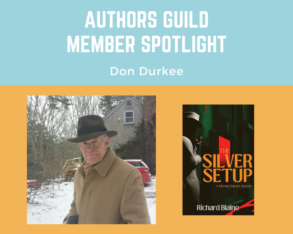 author Don Durkee and an image of his book The Silver Setup