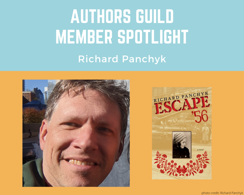 author Richard Panchyk and an image of his book Escape '56