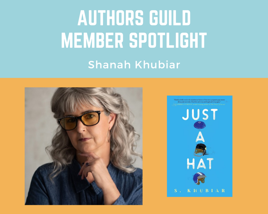 author Shanah Khubiar and an image of her book Just a Hat