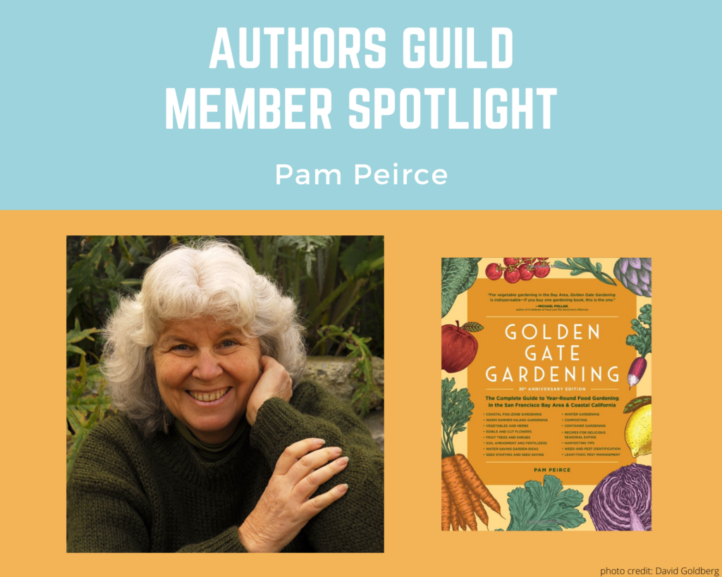 author Pam Peirce and her book Golden Gate Gardening