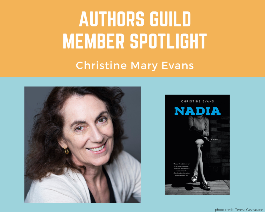author Christine Evans and her book Nadia