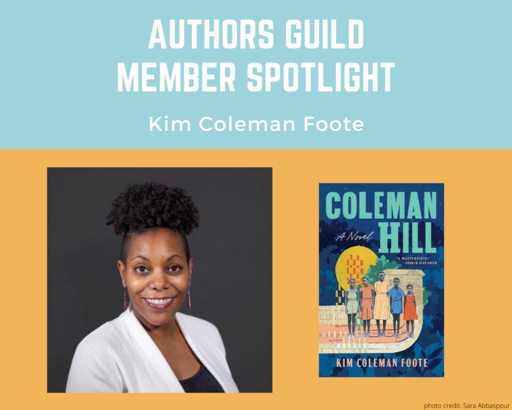 author Kim Coleman Foote and her book Coleman Hill