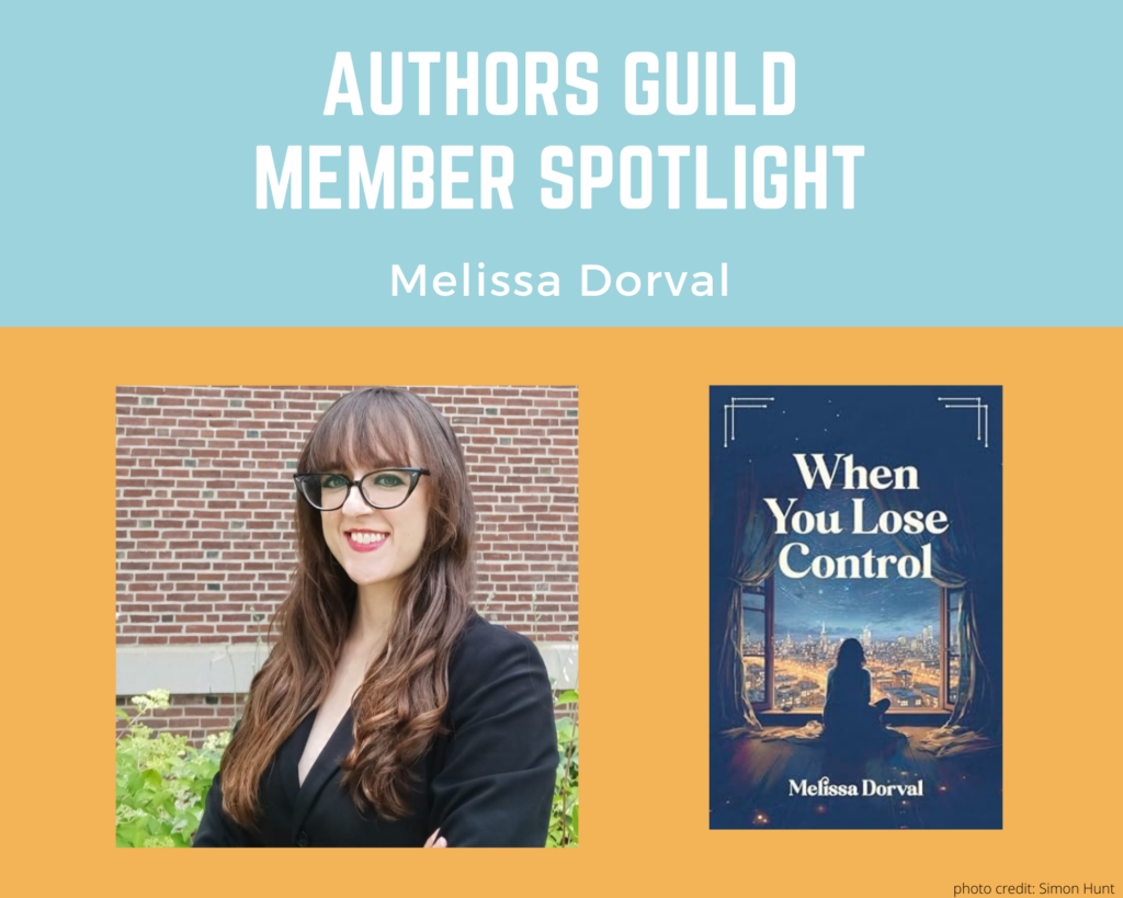 author Melissa Dorval and her book When You Lose Control