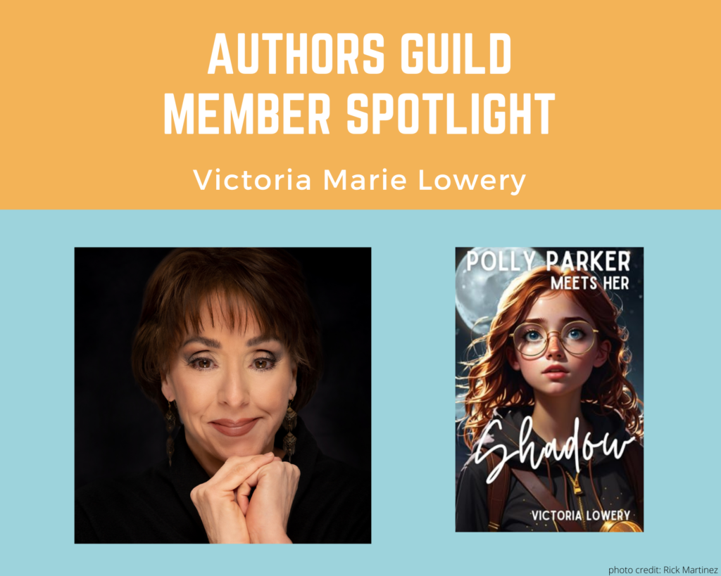 author Victoria Lowery and her book Polly Parker Meets Her Shadow