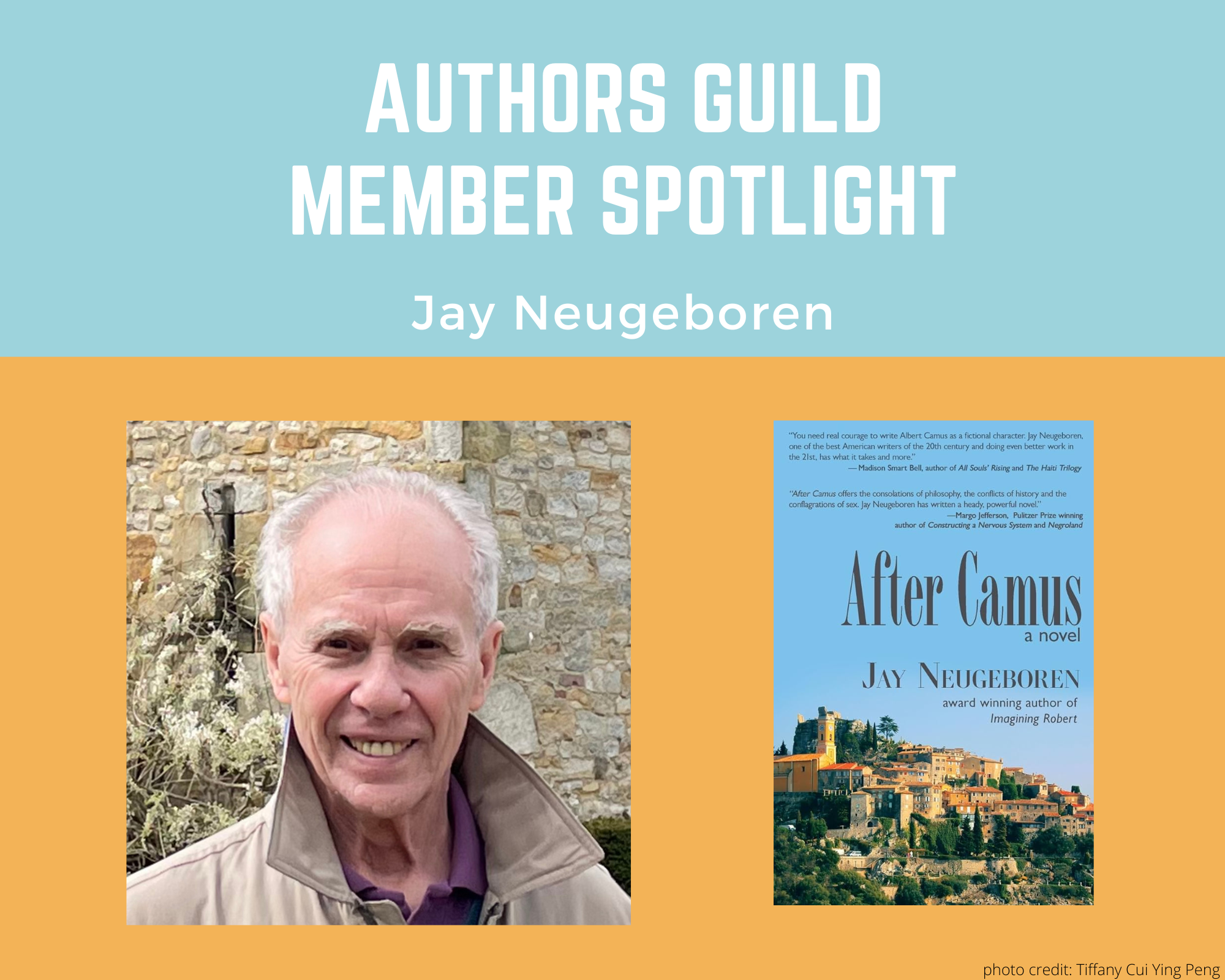 author Jay Neugeboren and his book After Camus