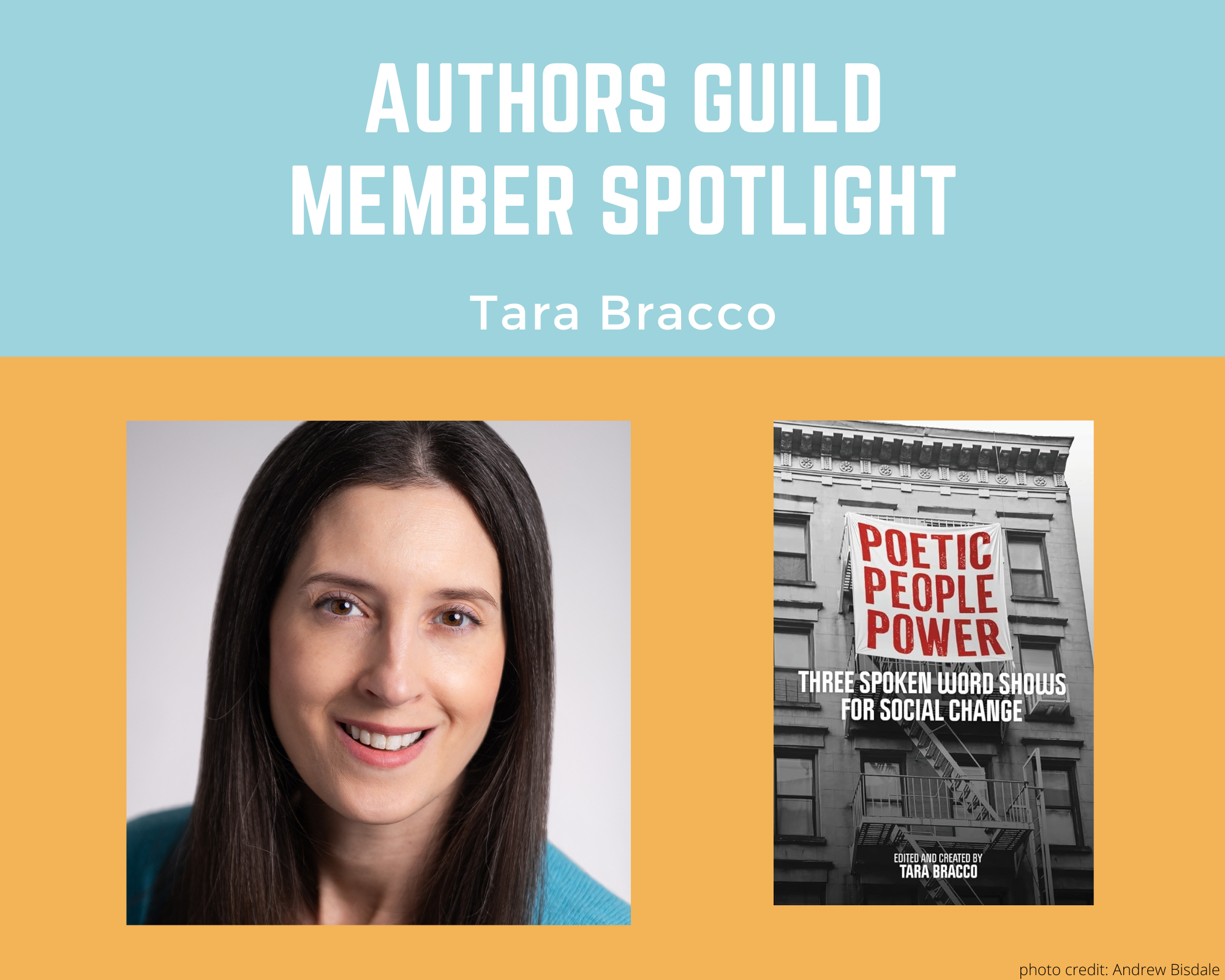author Tara Bracco and her book Poetic People Power