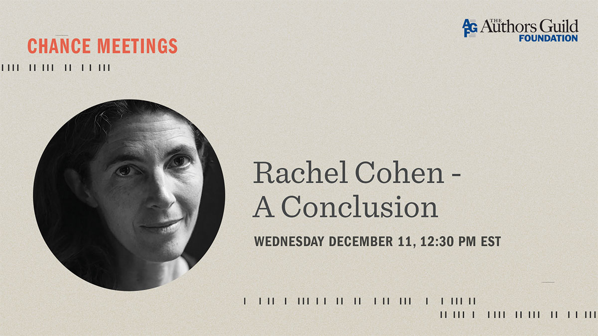 Rachel Cohen—A Conclusion