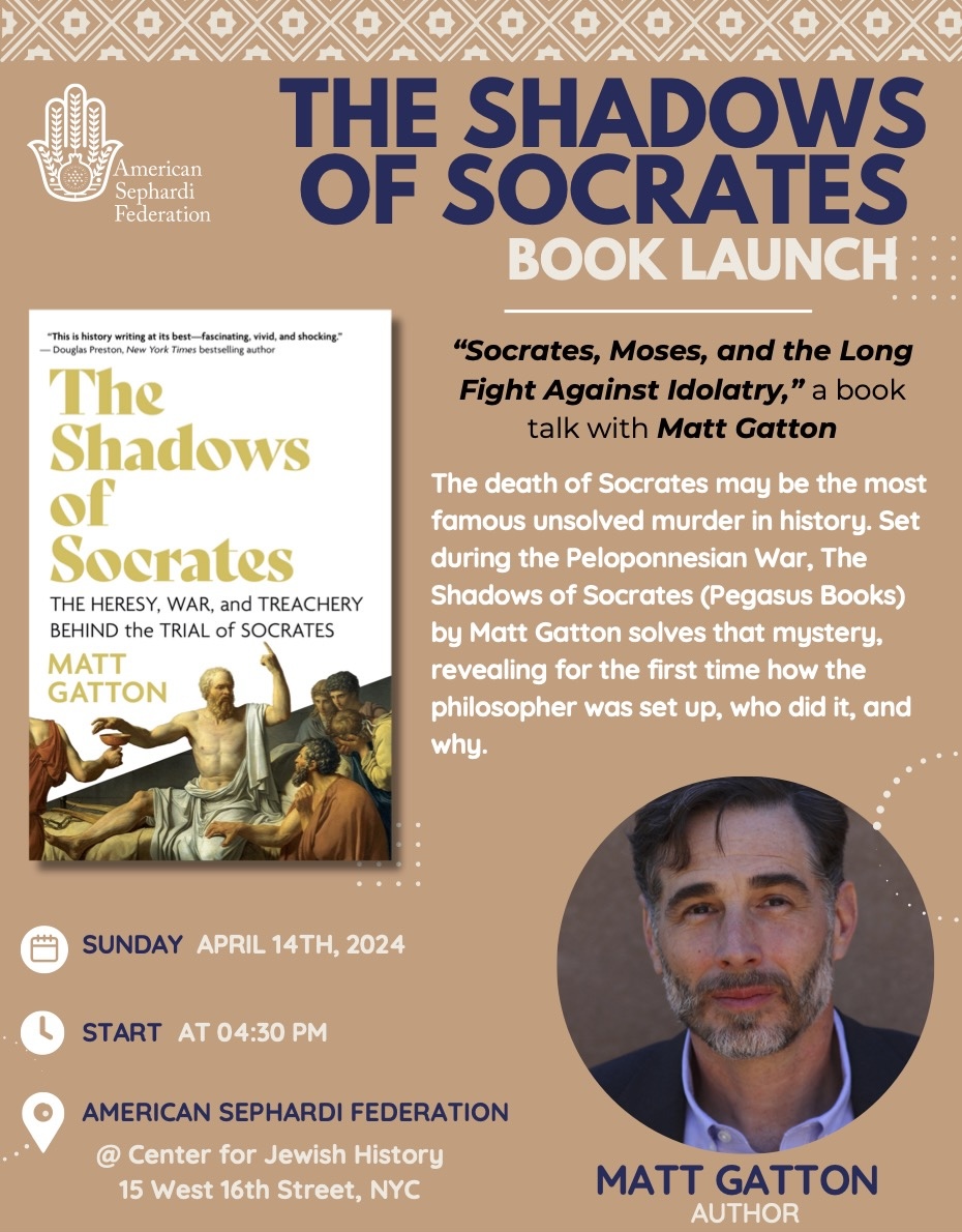 The Shadows of Socrates Book Launch