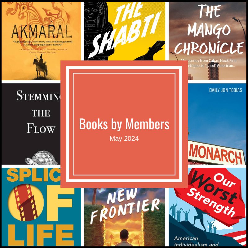 collage of 8 books coming out this month