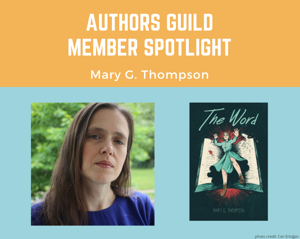 author Mary G. Thompson and her book The Word