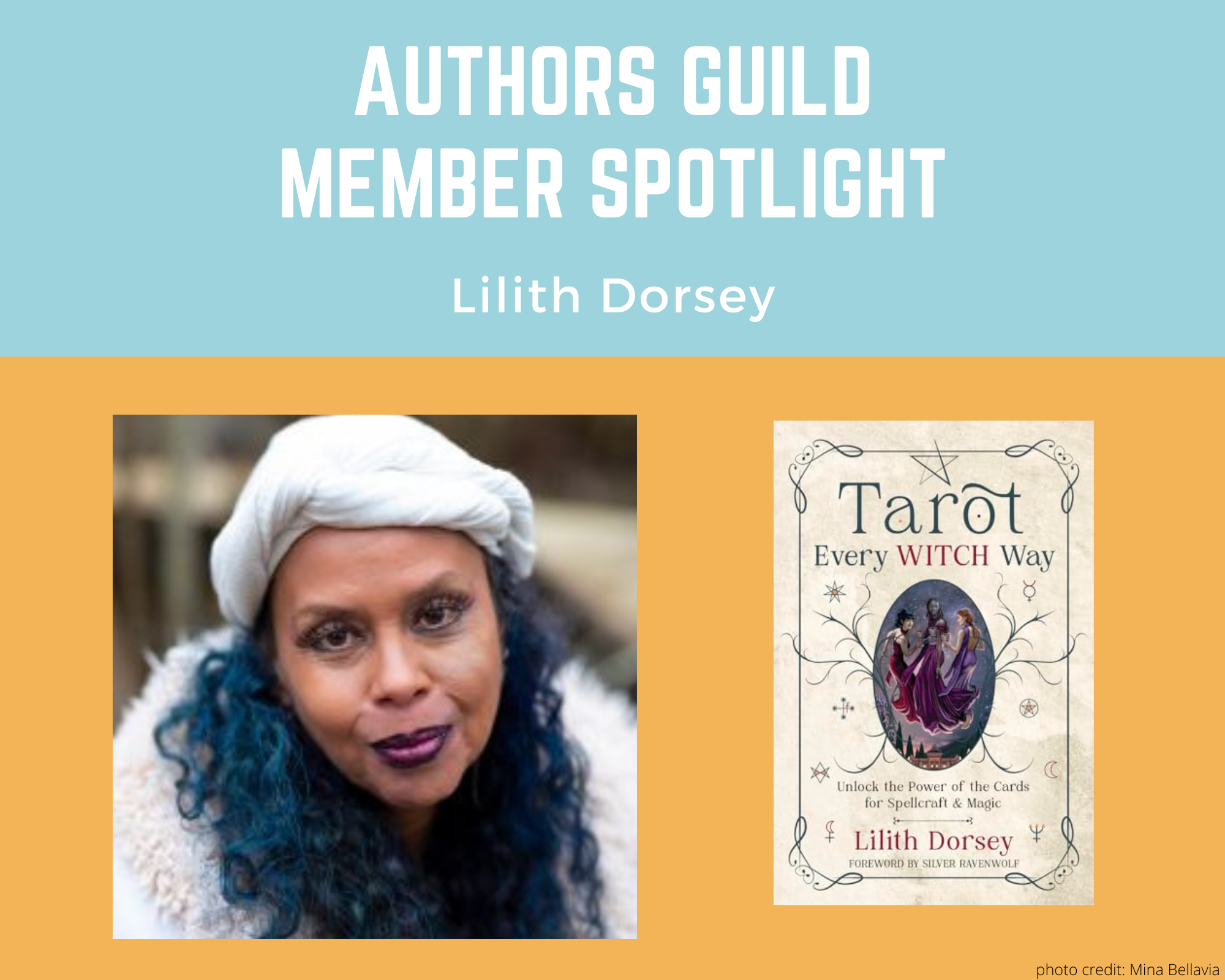 author Lilith Dorsey and her book Tarot Every Witch Way