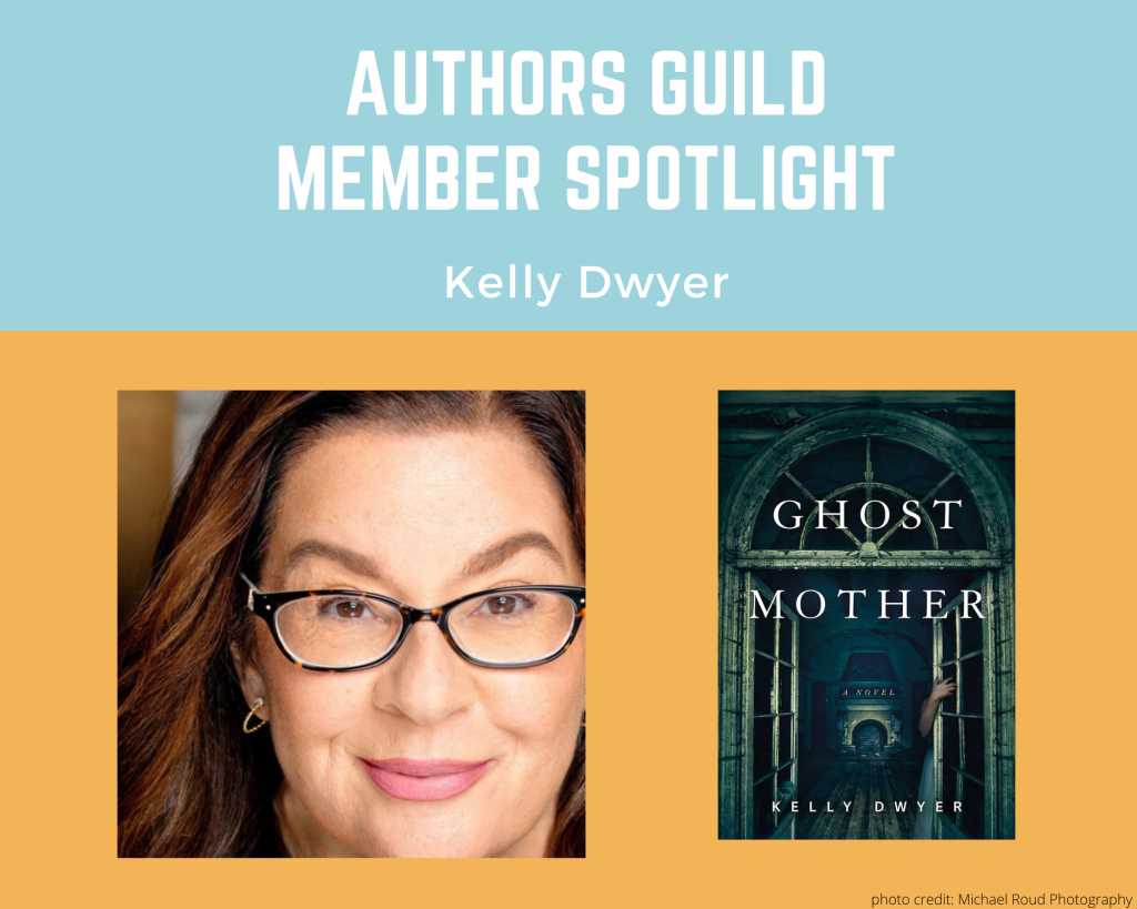 author Kelly Dwyer and her book Ghost Mother