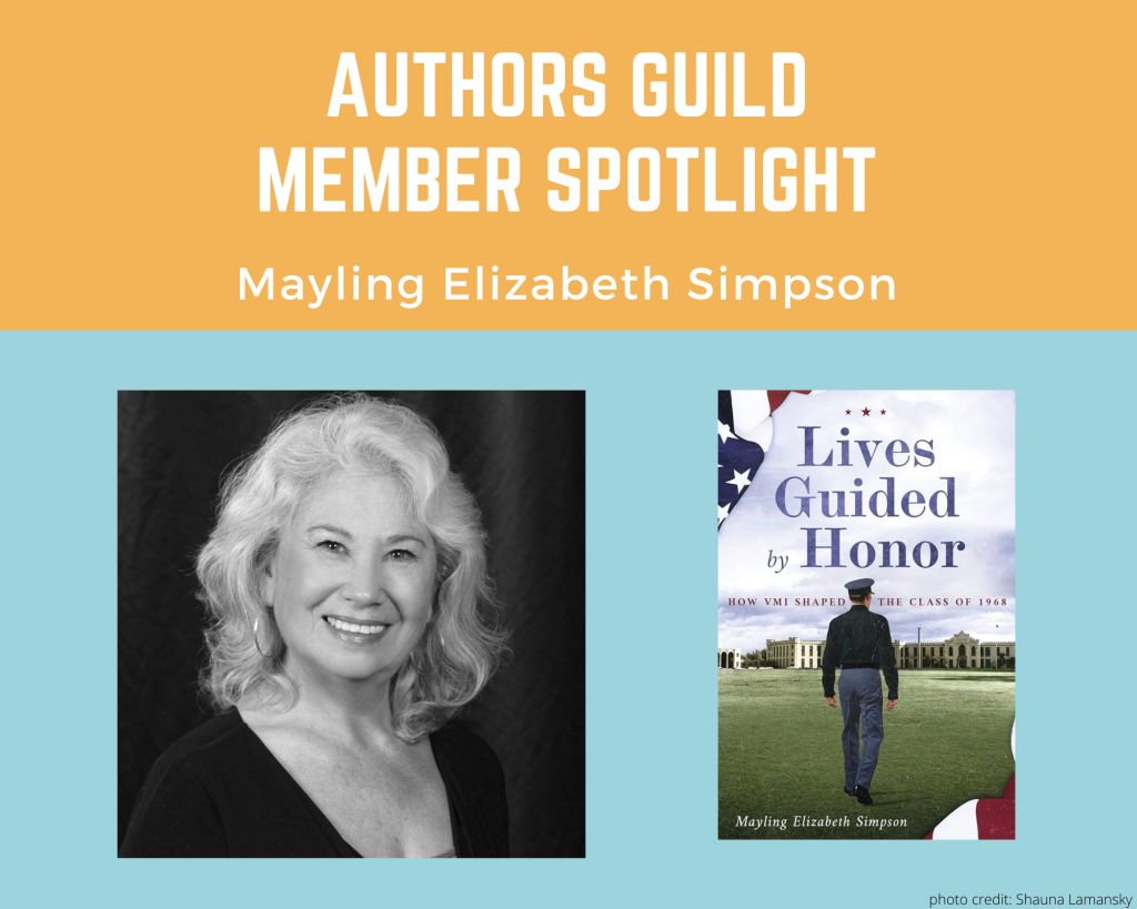 author Mayling Elizabeth Simpson and her book Lives Guided by Honor
