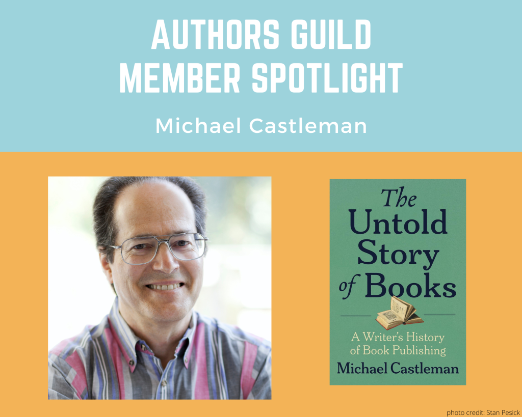 author Michael Castleman and his book The Untold Story of Books