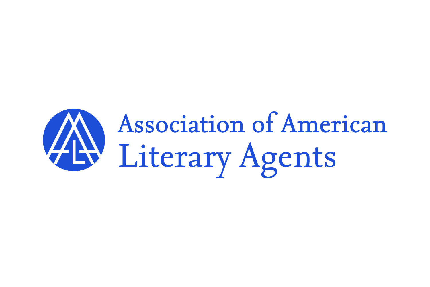 Blue Association of American Literary Agents logo on a white background