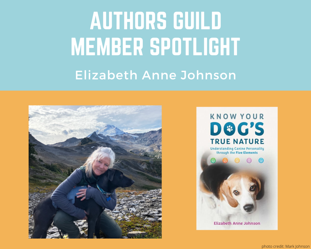 author Elizabeth Anne Johnson and an image Know Your Dog's True Nature