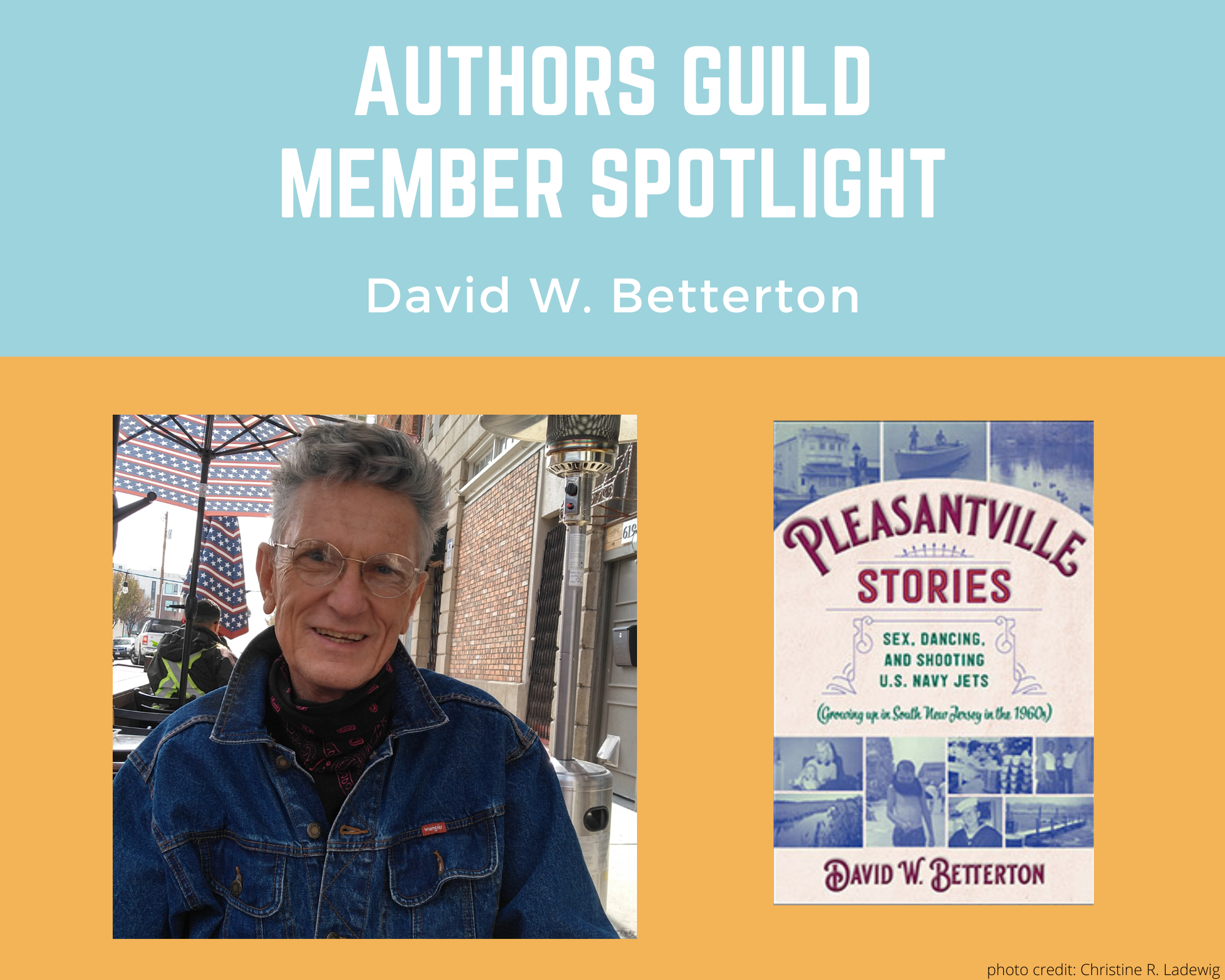 author David Betterton and his book Pleasantville Stories