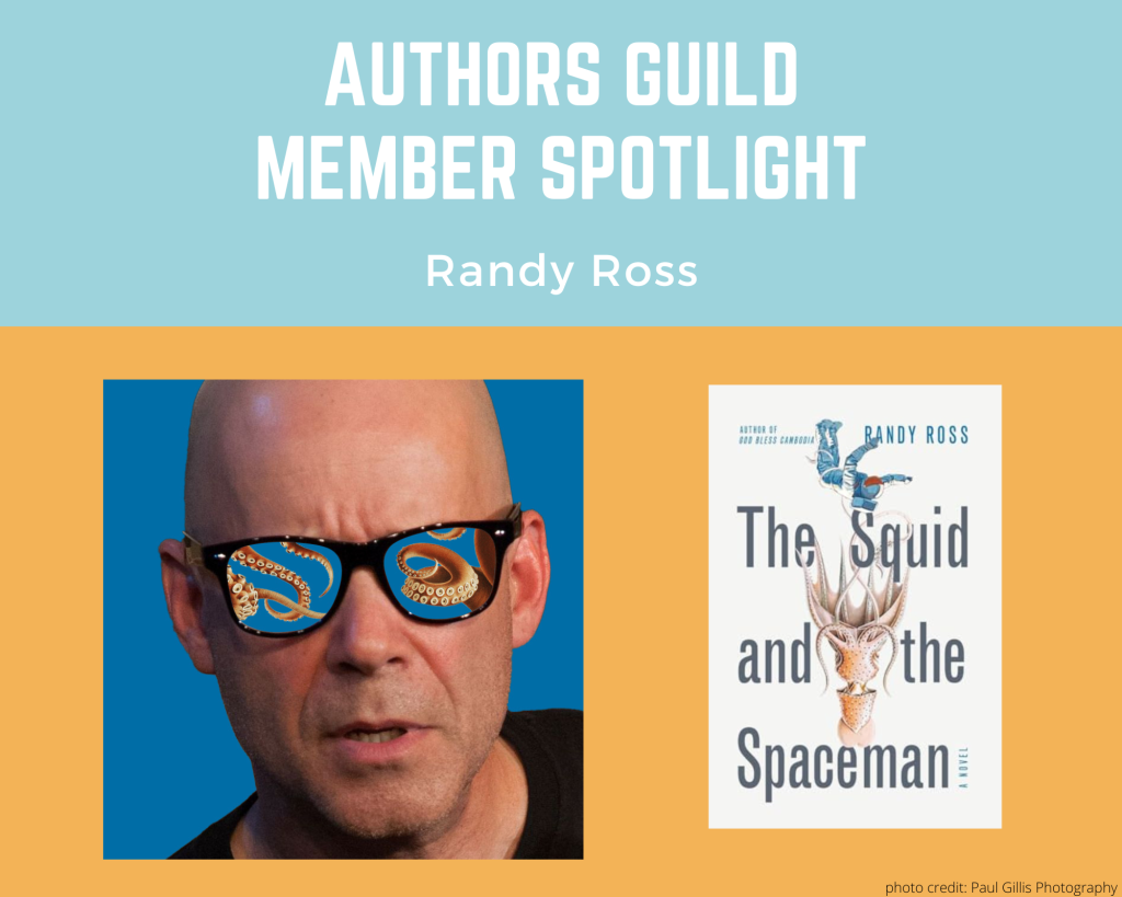 author Randy Ross and his book The Squid and the Spaceman