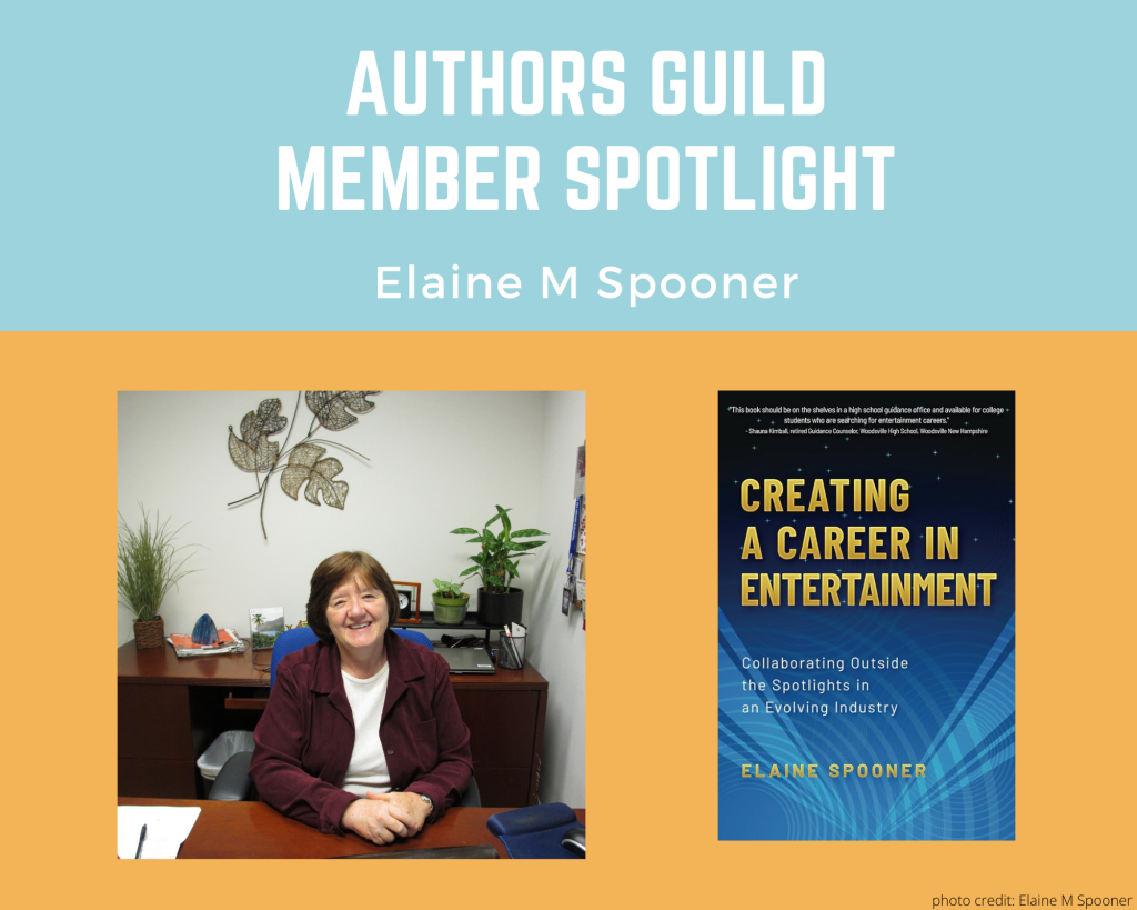 author Ellen Spooner and her book Creating a Career in Entertainment