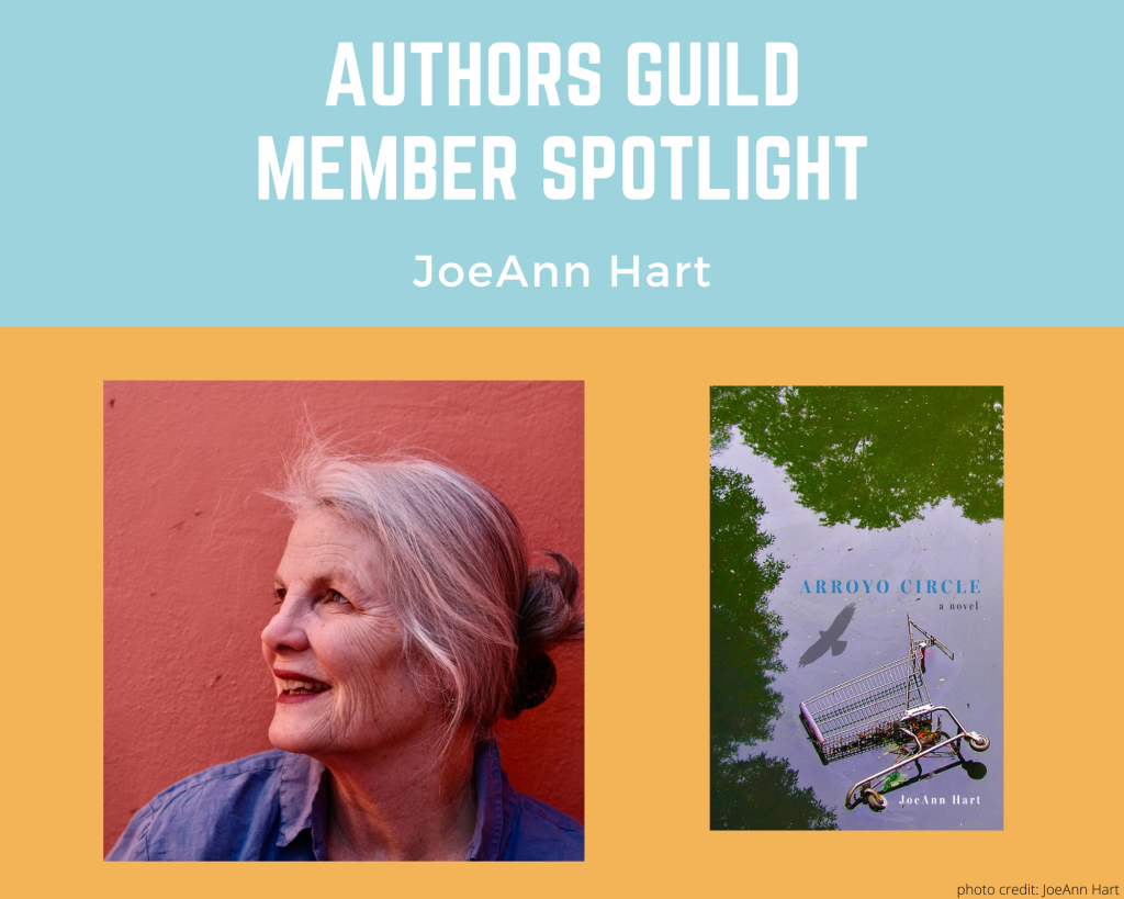 author JoeAnn Hart and her book Arroyo Circle