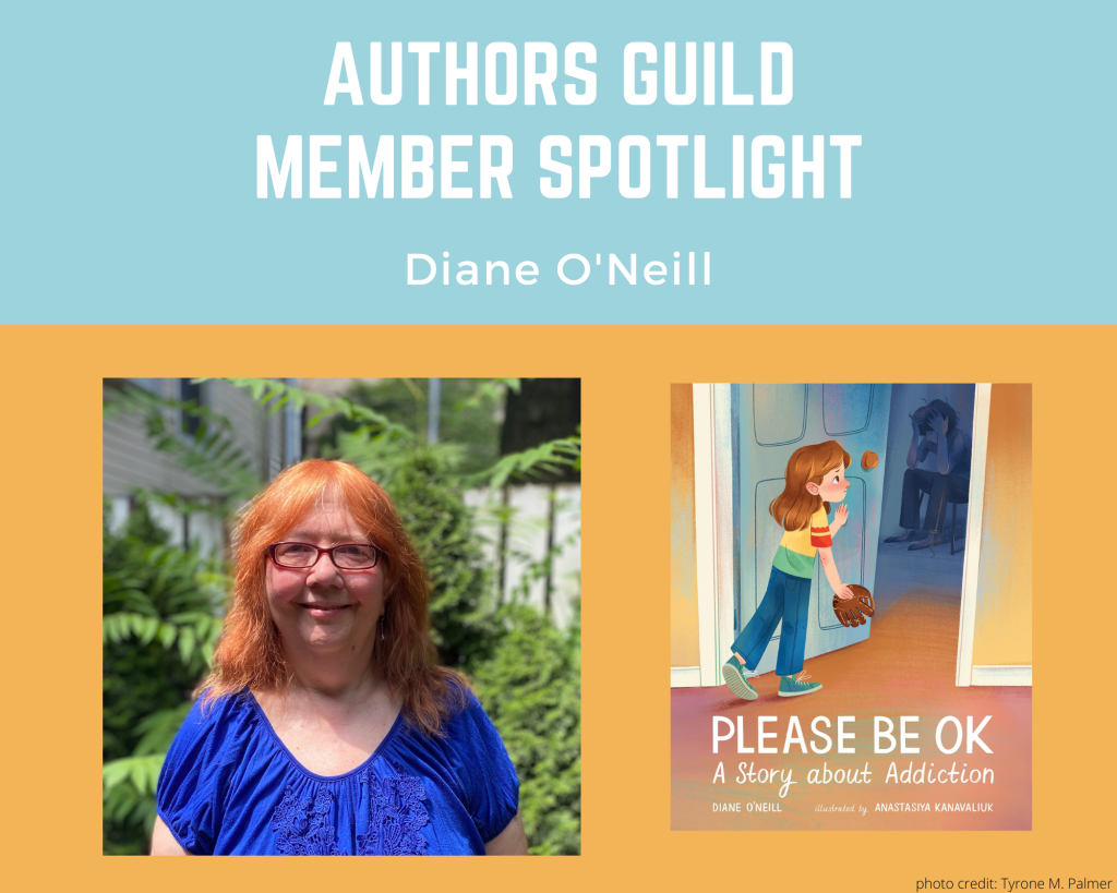 author Diane O'Neill and her book Please Be OK