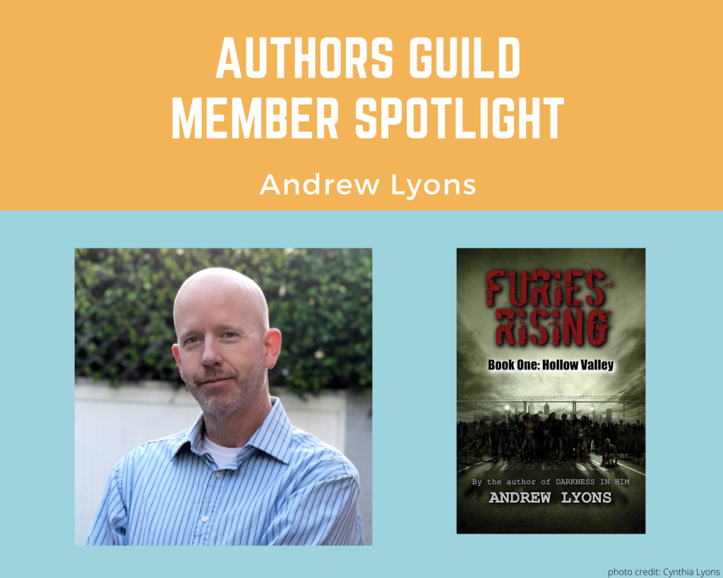 author Andrew Lyons and his book Furies Rising