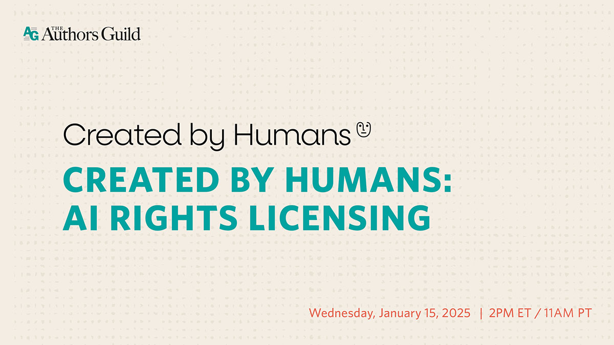 Created by Humans AI Rights Licensing