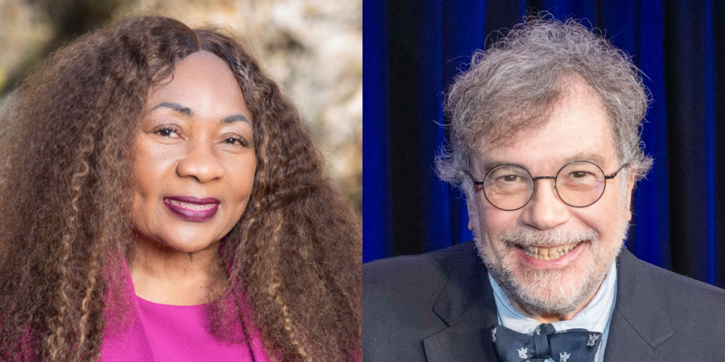 Headshots of Catherine Coleman Flowers and Peter Hotez