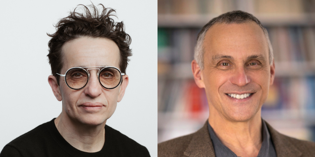 Headshots of M. Gessen and Michael S. Roth