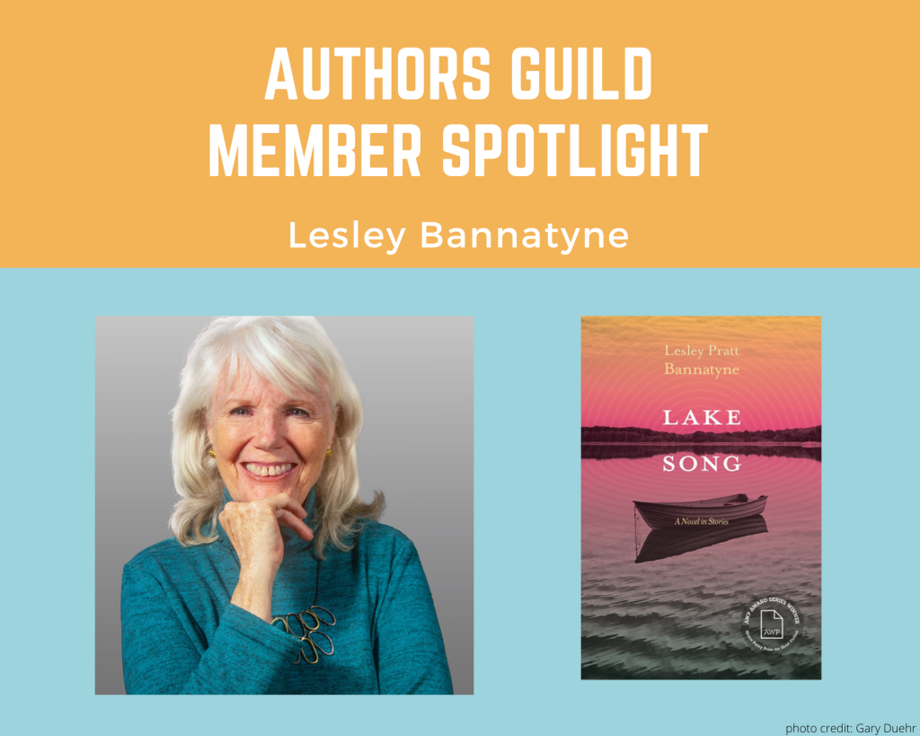 author Lesley Bannatyne and her book Lake Song