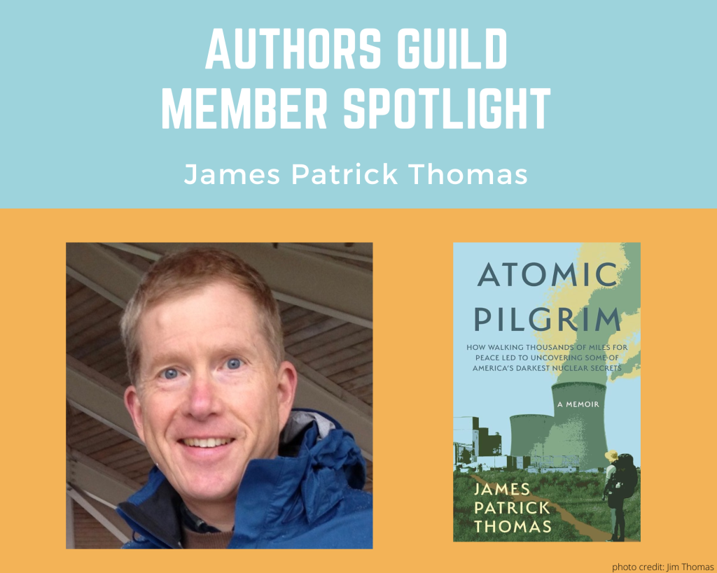 author James Patrick Thomas and his book Atomic Pilgrim