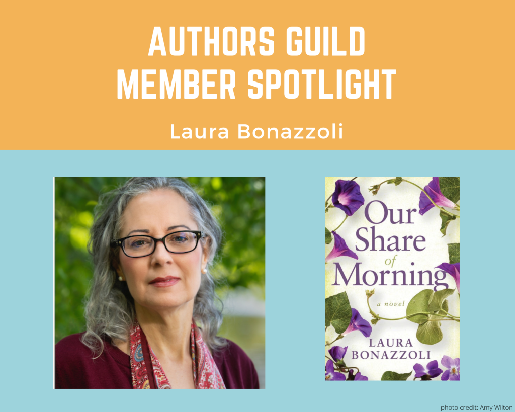 author Laura Bonazzoli and her book Our Share of Morning