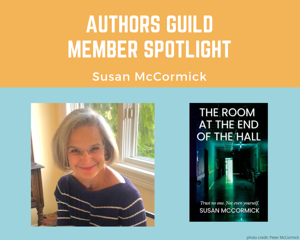 author Susan McCormick andd her book The Room at the End of the Hall