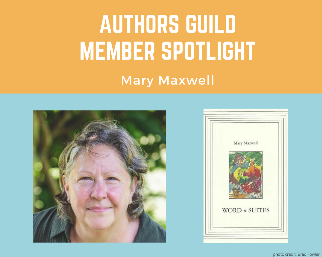 author Mary Maxwell and her book Word Suites