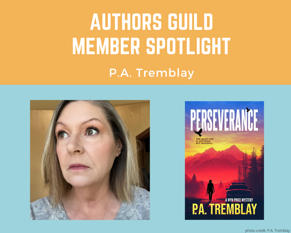 author P.A. Tremblay and her book Perseverance