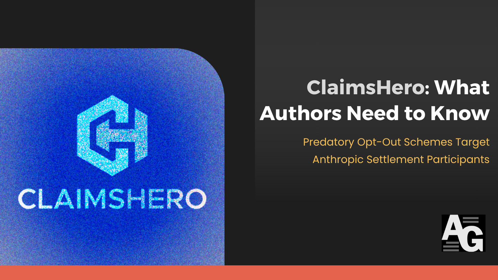 ClaimsHero logo and the headline What Authors Need to Know