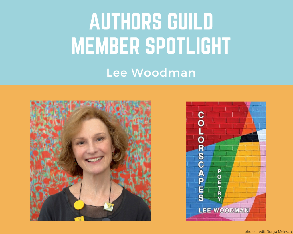 author Lee Woodman and her book Colorscapes