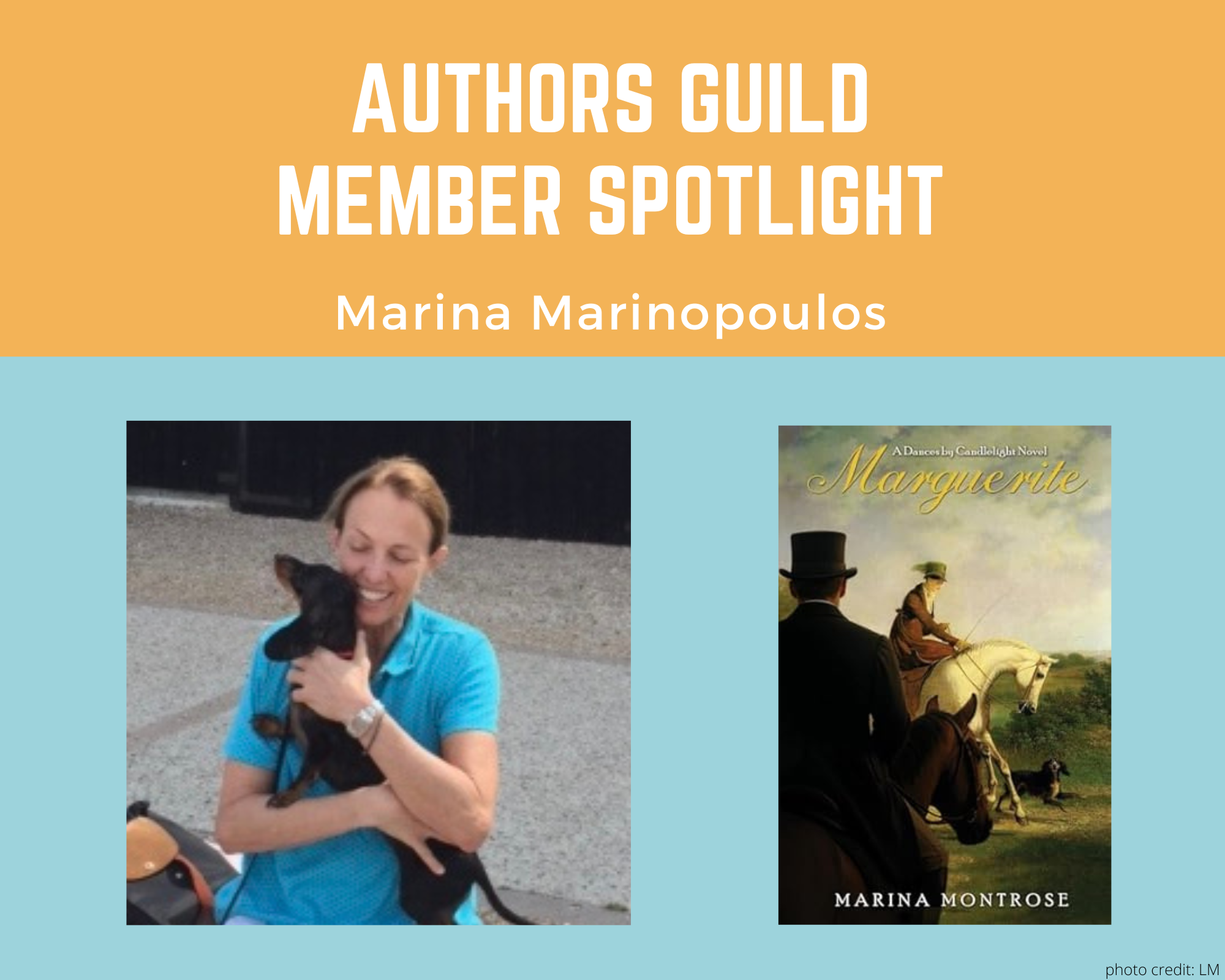 author Marina Marinopoulos and her book Marguerite