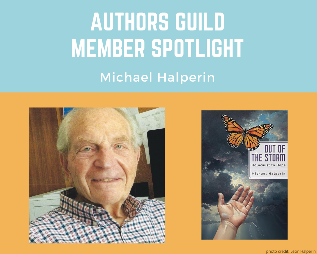 author Michael Halperin and his book Out of the Storm