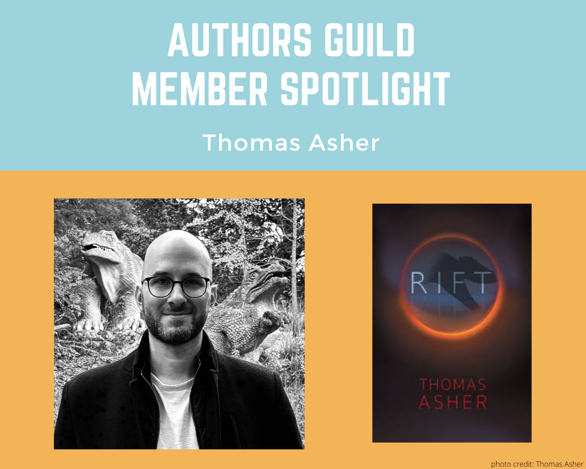 author Thomas Asher and his book Rift: The Sixth Extinction