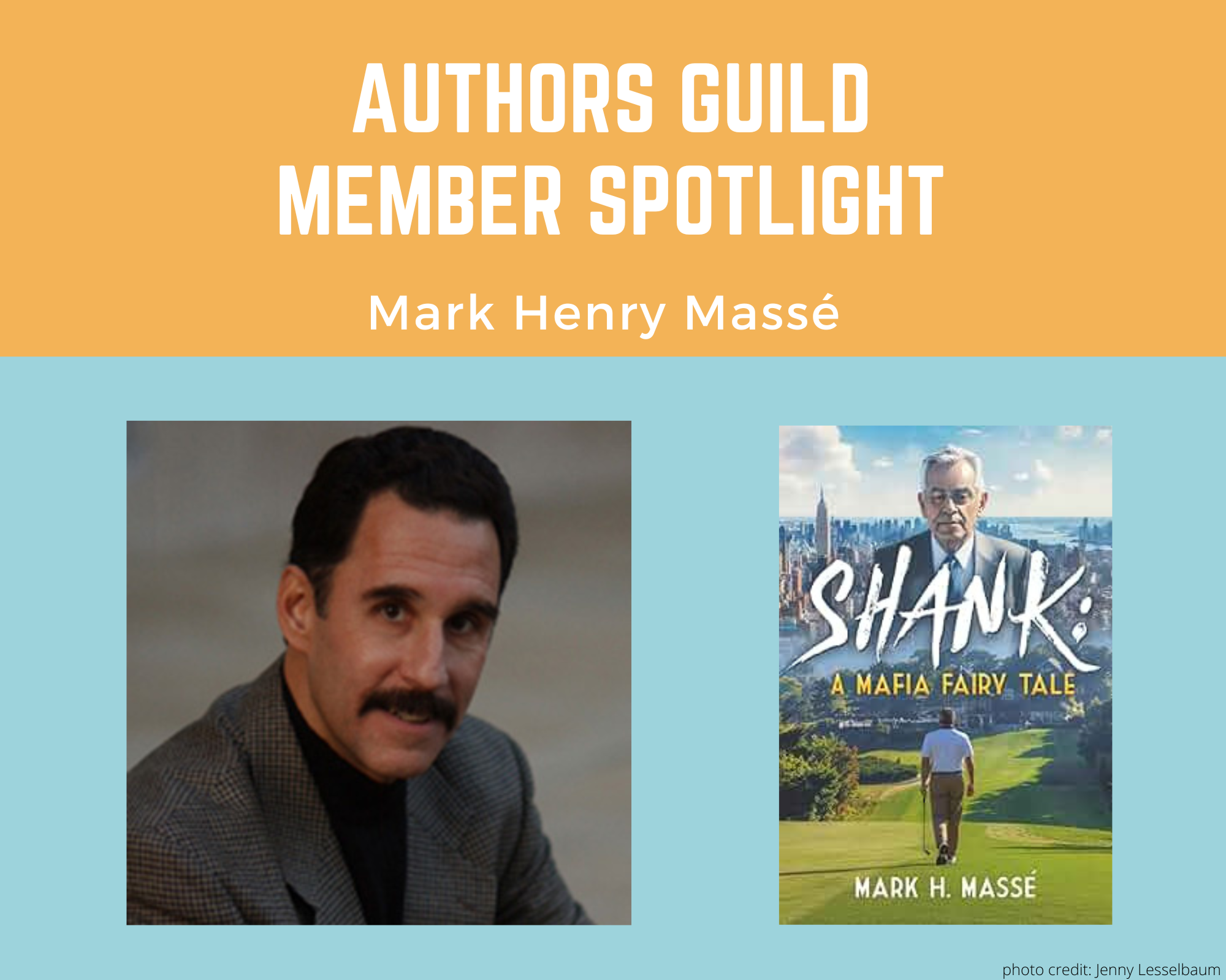 author Mark Masse and his book Shank
