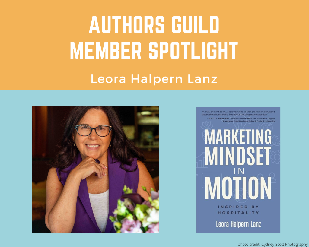 author Leora Halpern Lanz and her book Marketing Mindset in Motion