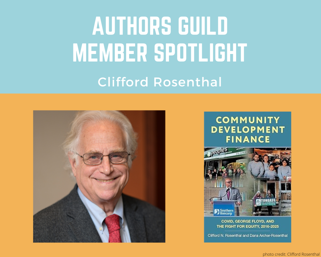 author Clifford Rosenthal and his book Community Development Finance