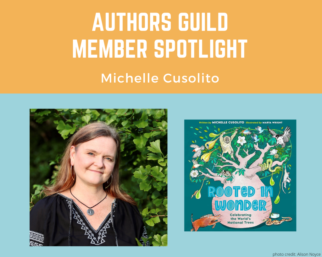 Michelle Cusolito and her book Rooted in Wonder