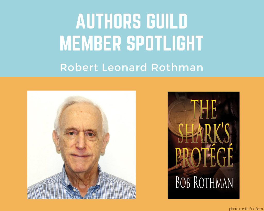 author Robert Rothman and his book The Shark's Protege