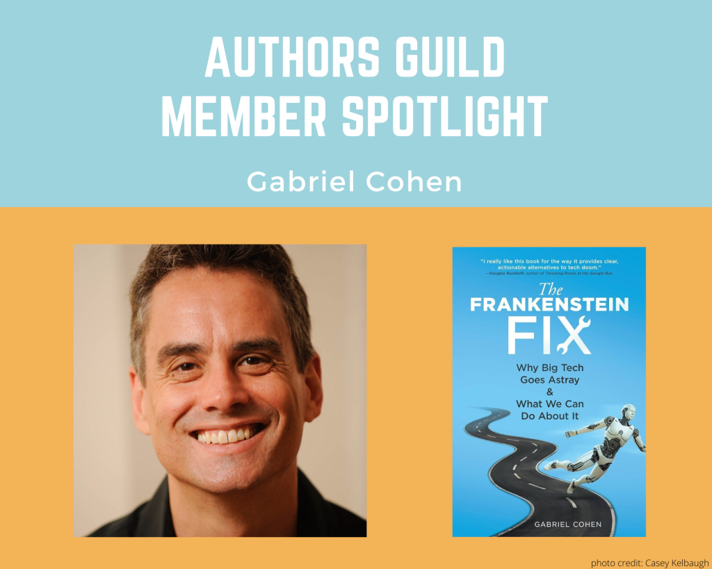 author Gabriel Cohen and his book The Frankenstein Fix