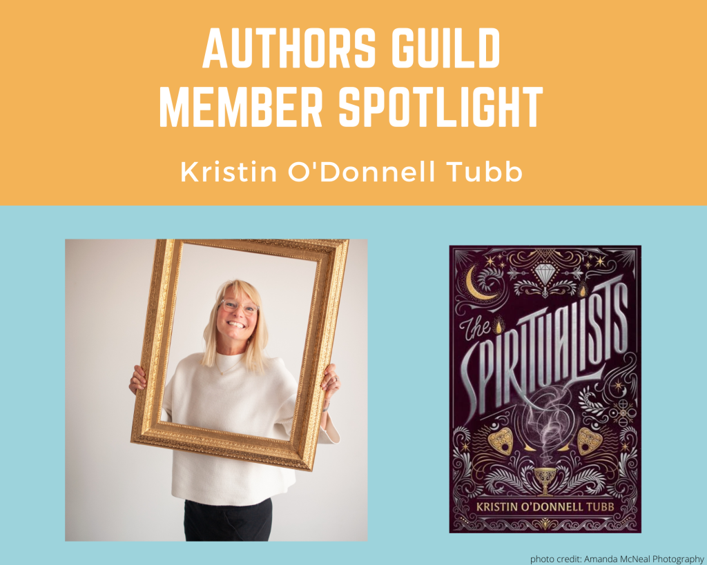 author Kristin O'Donnell Tubb and her book The Spiritualists