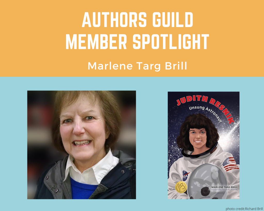 author Marlene Targ Brill and her book Judith Resnik: Unsung Astronaut